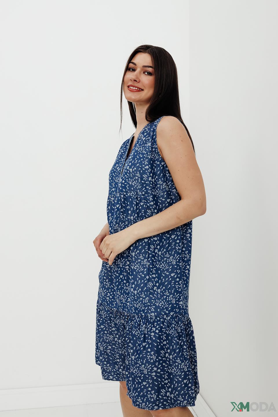 Платье Pezzo с цветочным принтом