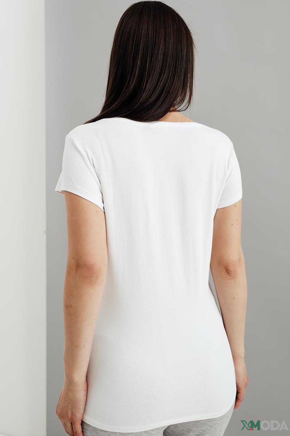 Футболка Pezzo с надписью белая