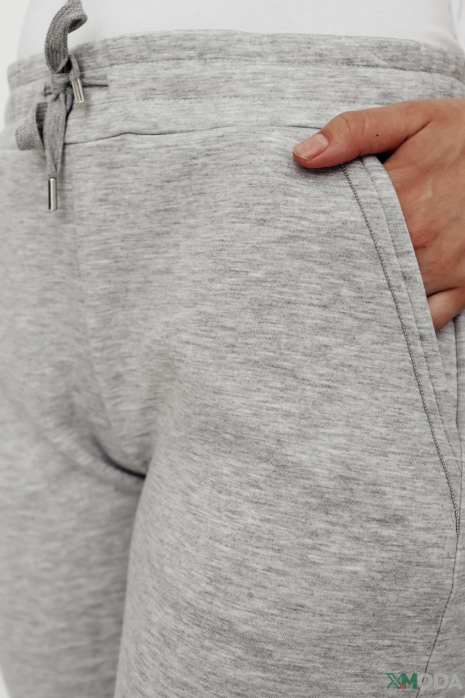Брюки трикотажные Pezzo серые
