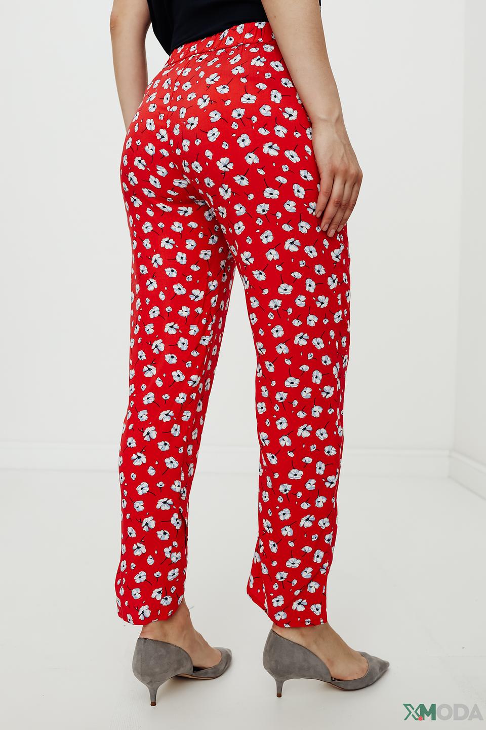 Брюки Pezzo с цветочным принтом