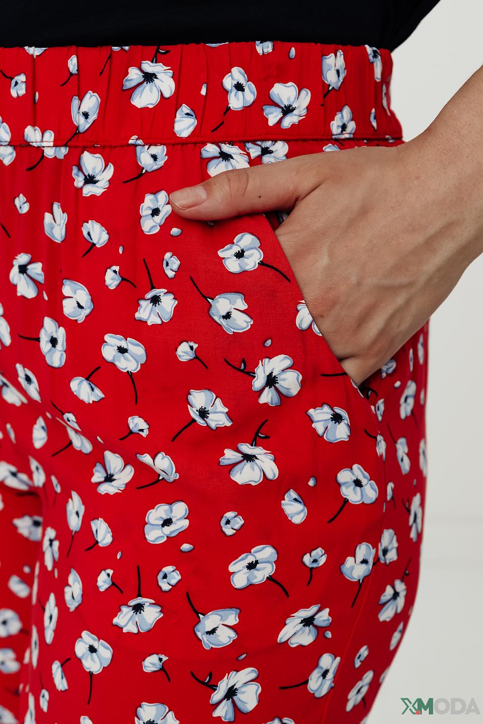 Брюки Pezzo с цветочным принтом