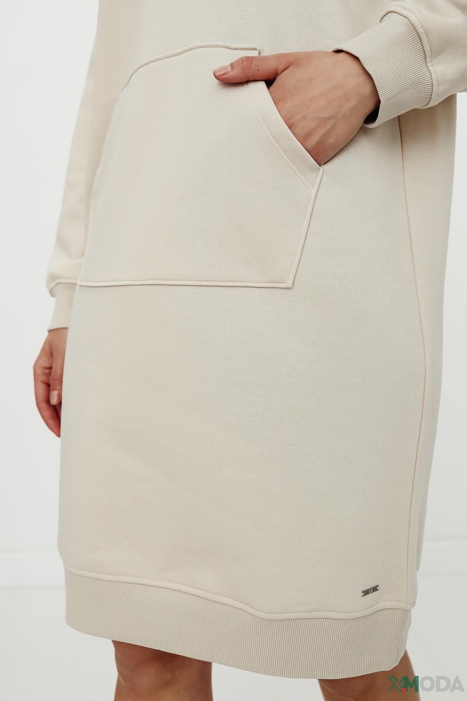 Платье Tom Tailor бежевое оверсайз