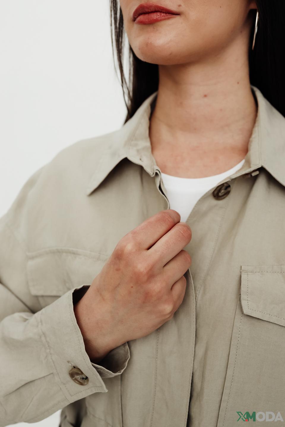 Жакет Marc O Polo хаки с карманами