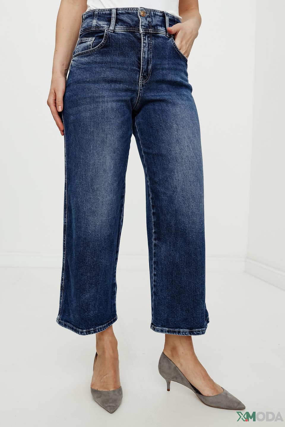 Джинсы MAC клеш тёмно-синие