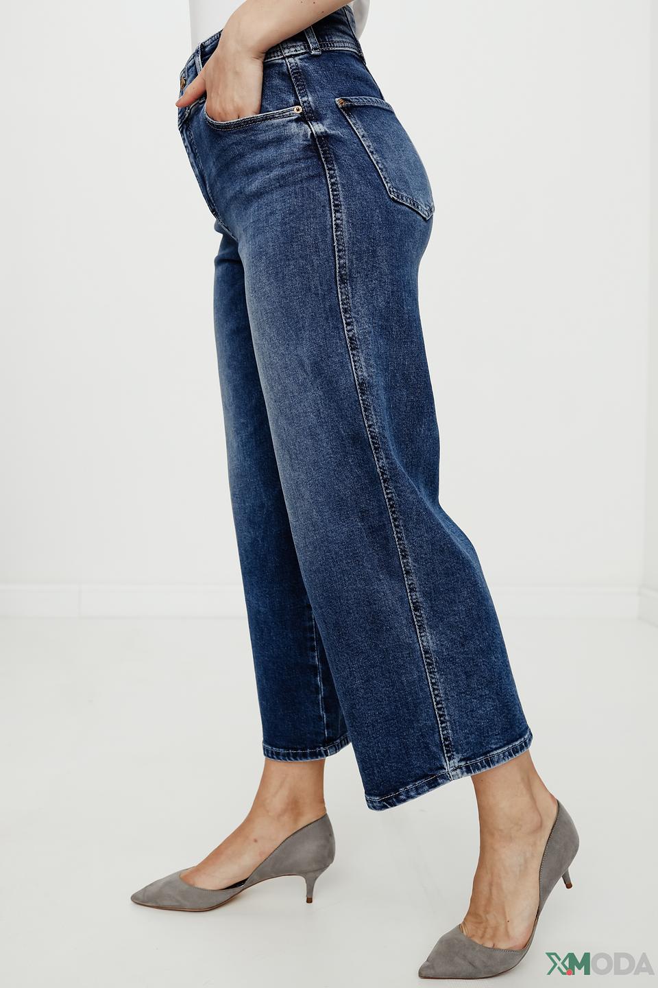 Джинсы MAC клеш тёмно-синие