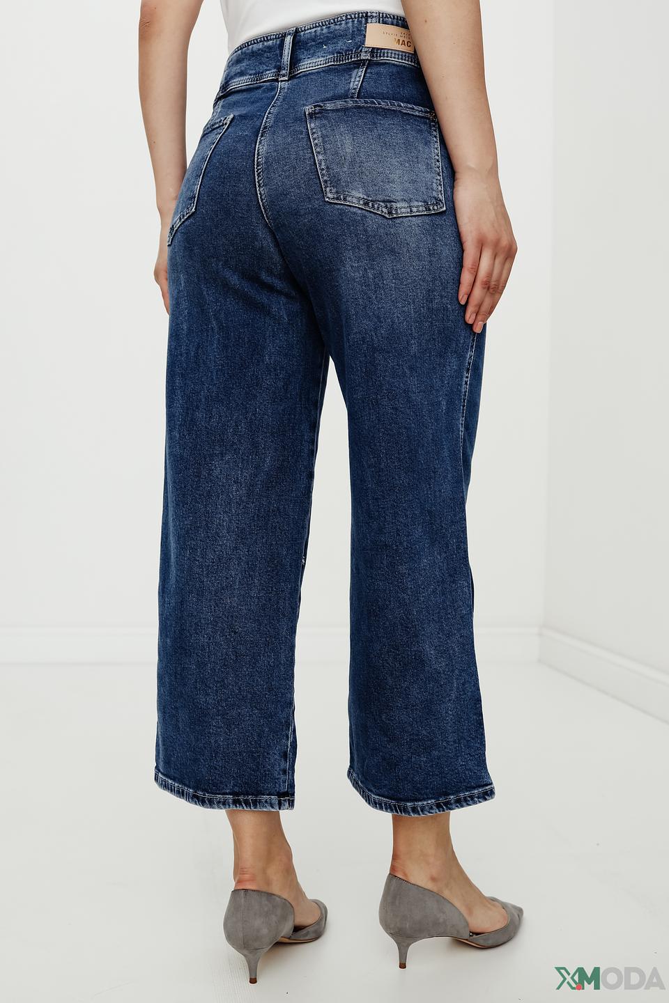 Джинсы MAC клеш тёмно-синие