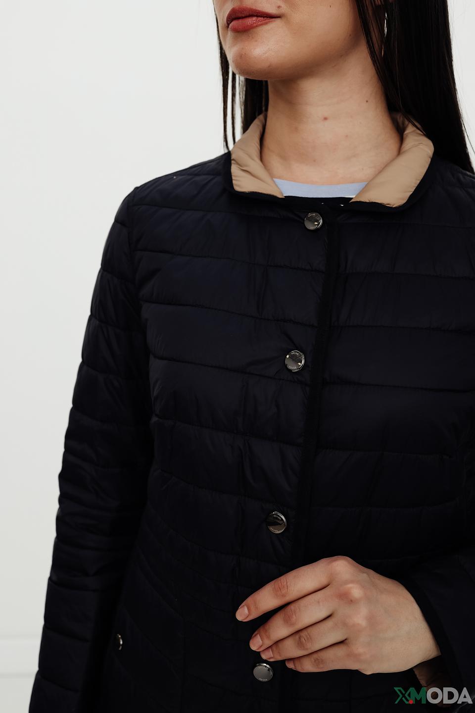 Пальто Heyer стеганое чёрное