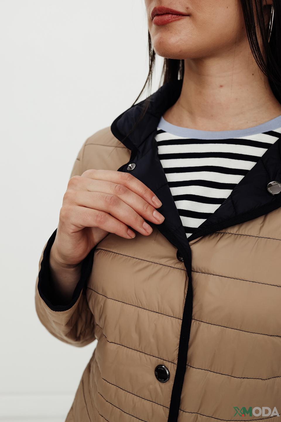 Пальто Heyer стеганое чёрное