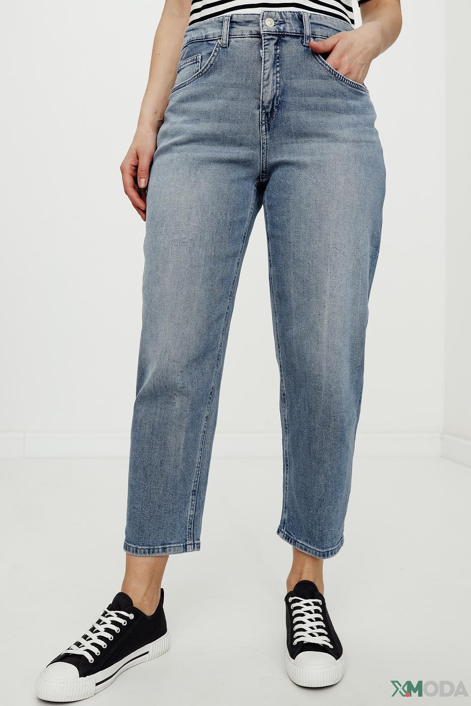 Джинсы MAC mom fit голубые