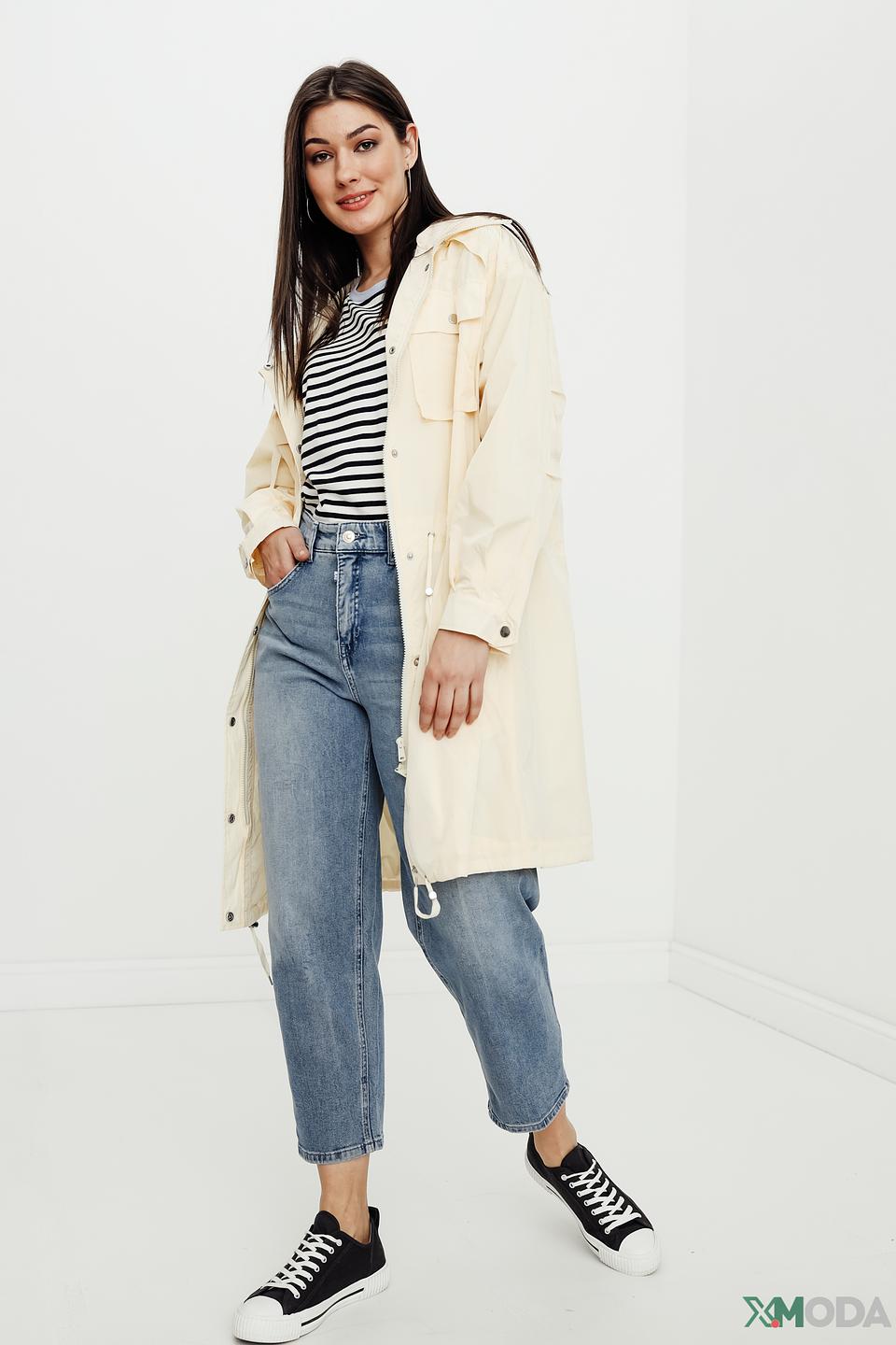 Плащ Oui женский бежевый