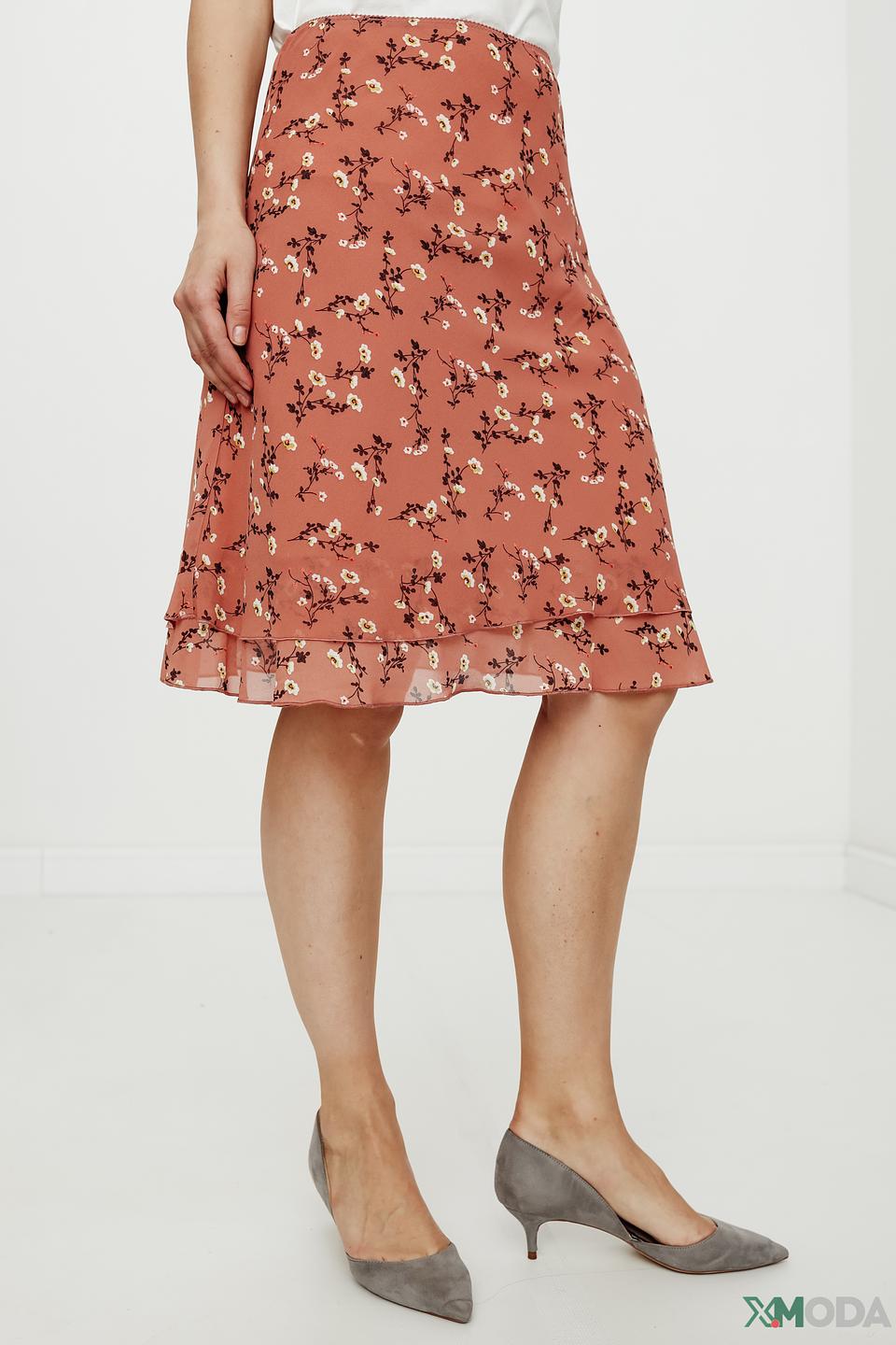 Юбка Pezzo с цветочным принтом