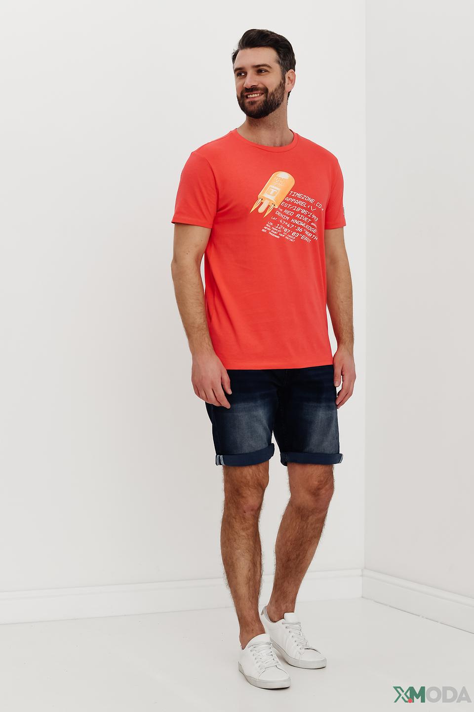 Футболка Time Zone с принтом корейский