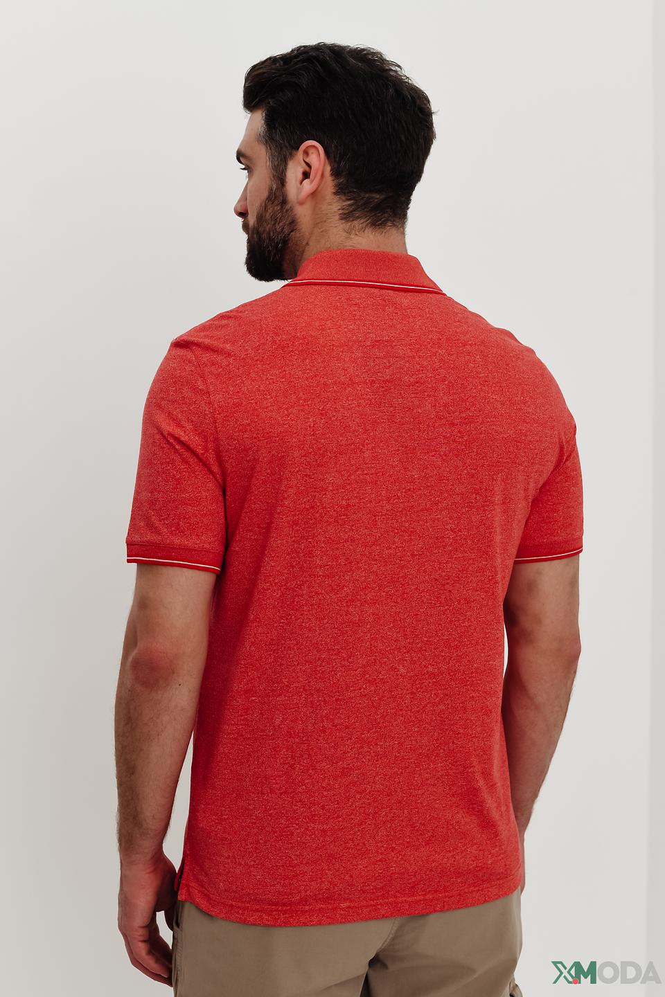 Поло Bugatti терракотовый