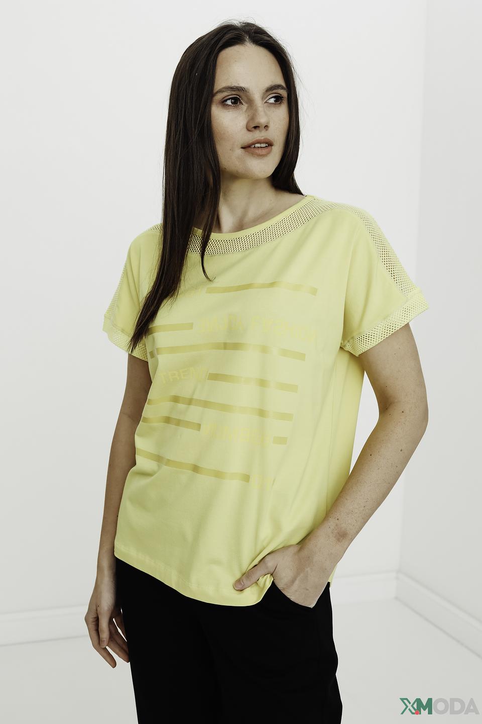 Футболка Tuzzi с полосками жёлтая