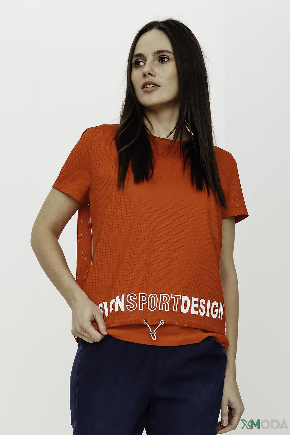 Футболка Tuzzi с логотипом красная