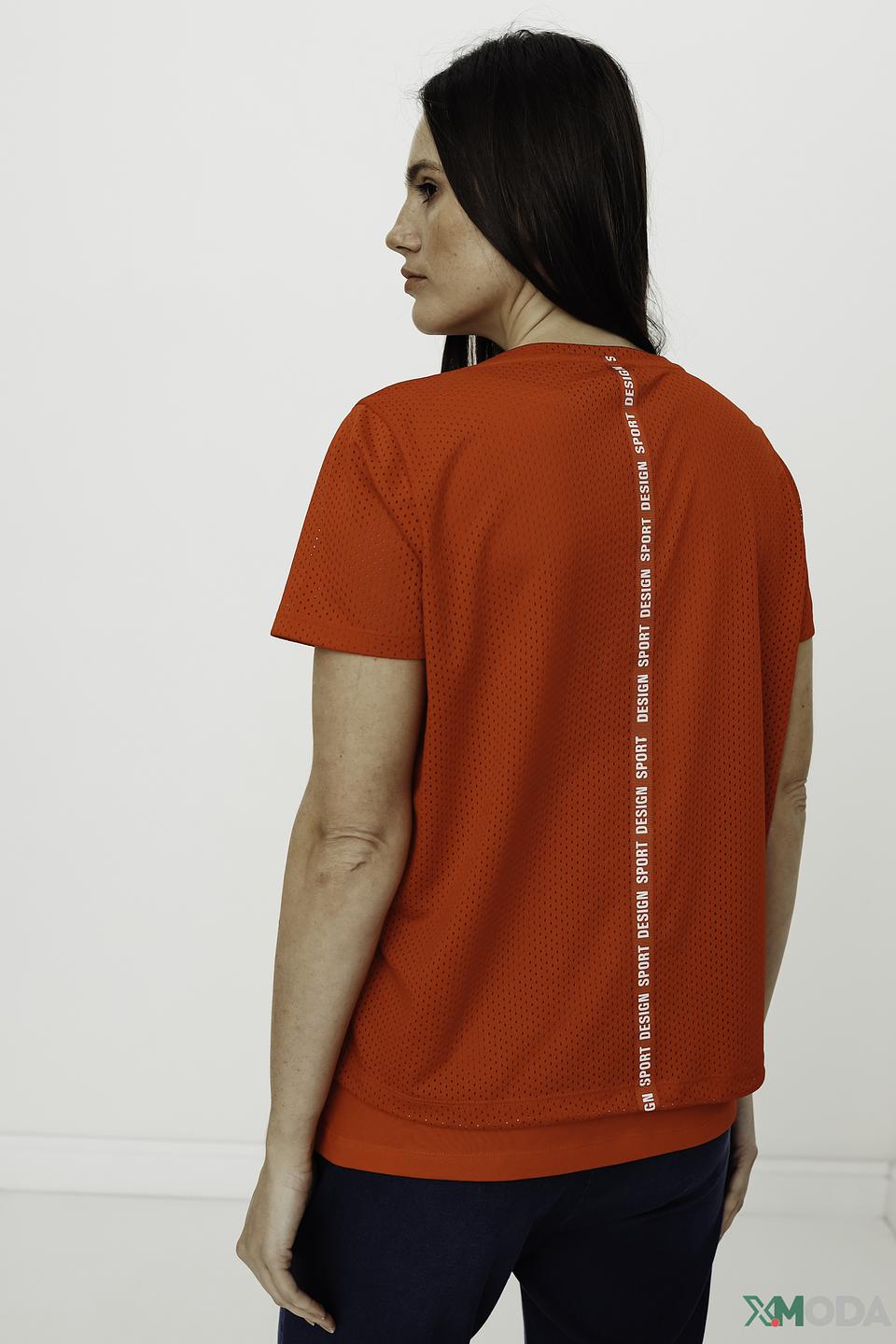 Футболка Tuzzi с логотипом красная