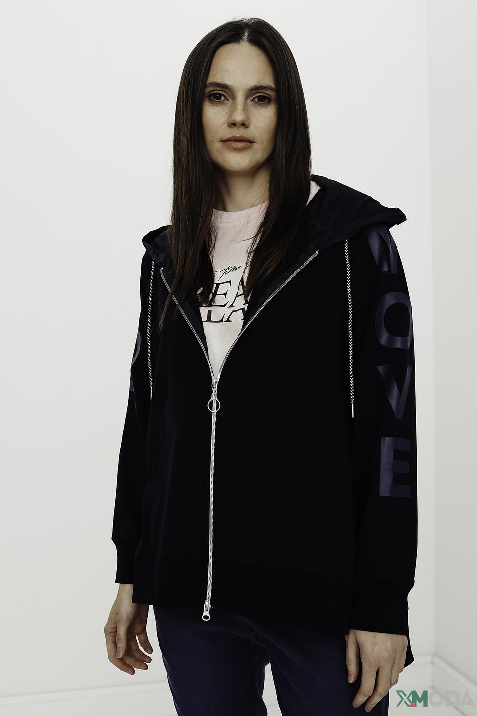 Кардиган Tuzzi с надписью чёрный