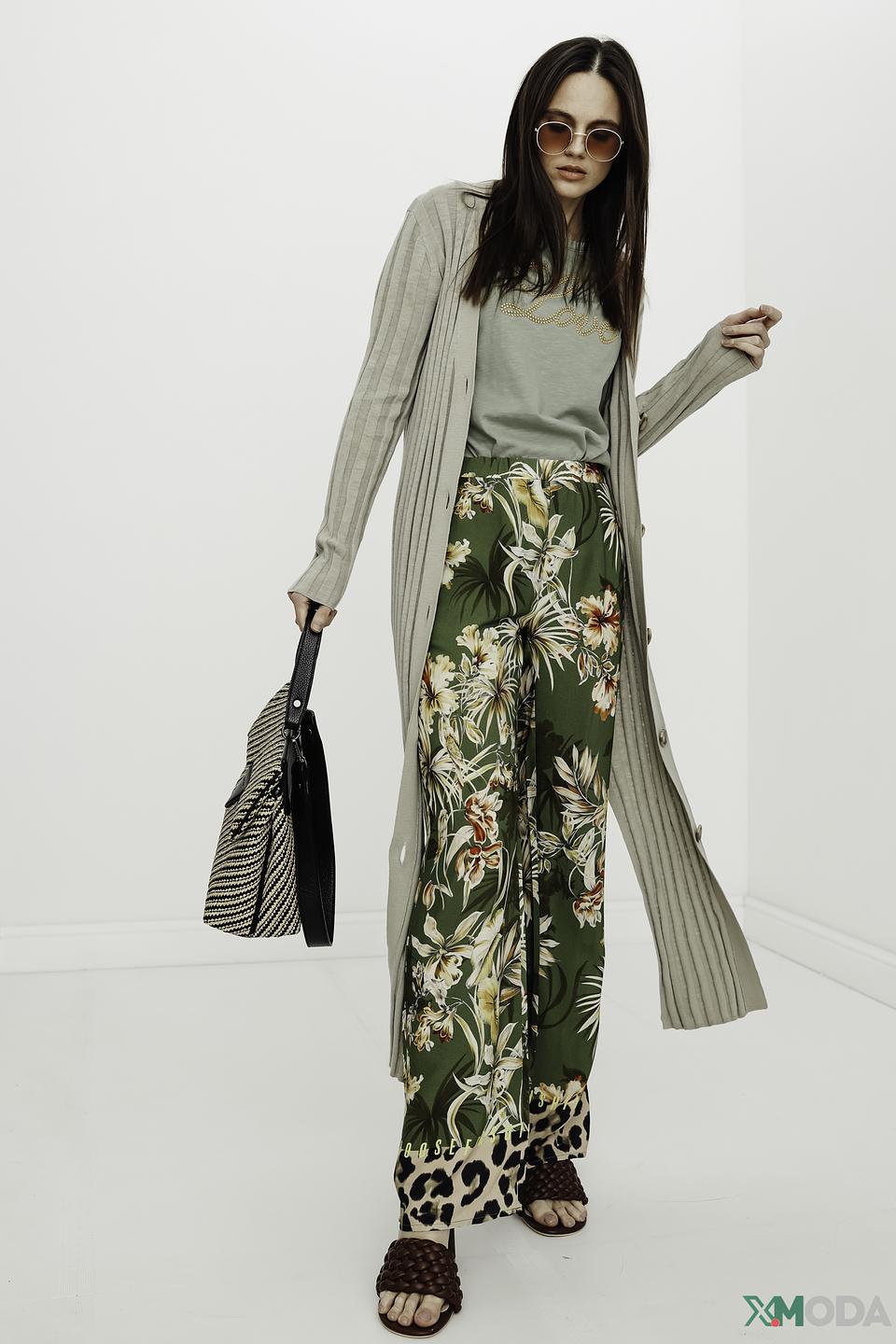 Кардиган Marc O Polo в полоску бежевый