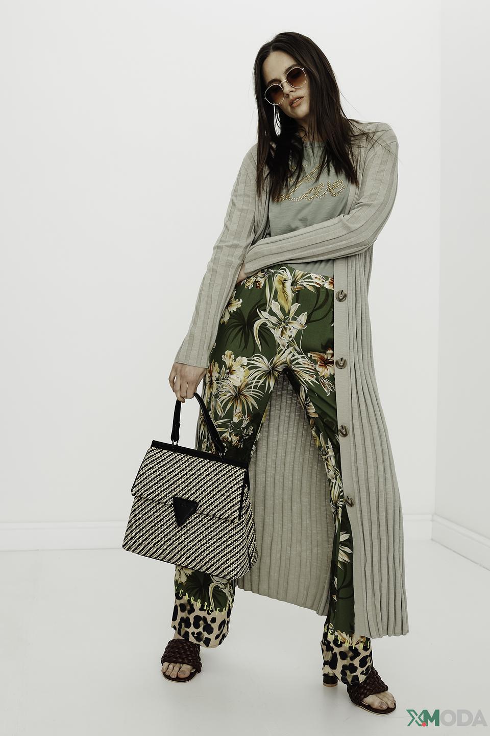 Брюки Catnoir с цветочным принтом