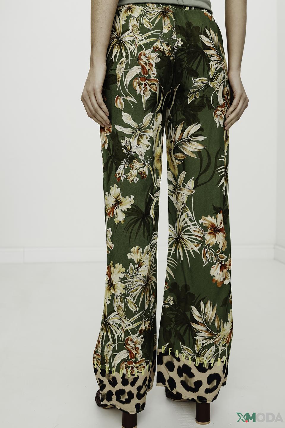 Брюки Catnoir с цветочным принтом