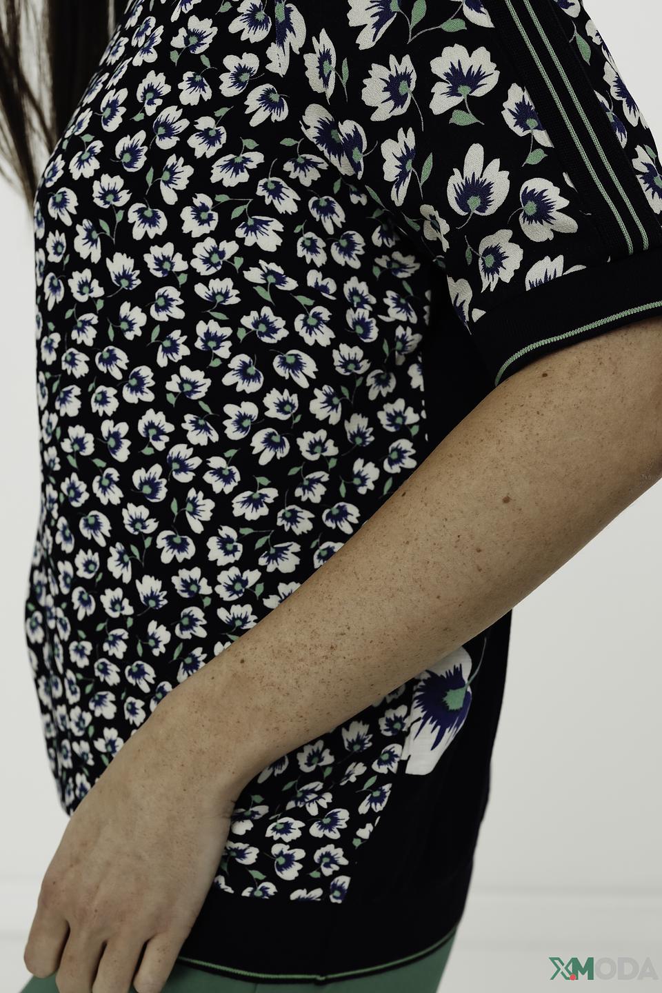 Блуза Oui с цветочным принтом