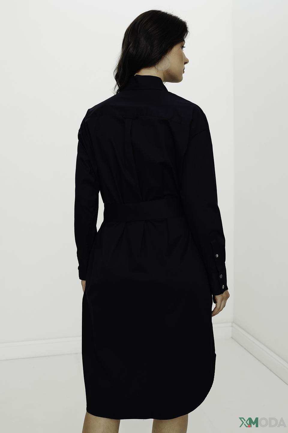 Платье-рубашка Seidensticker чёрное