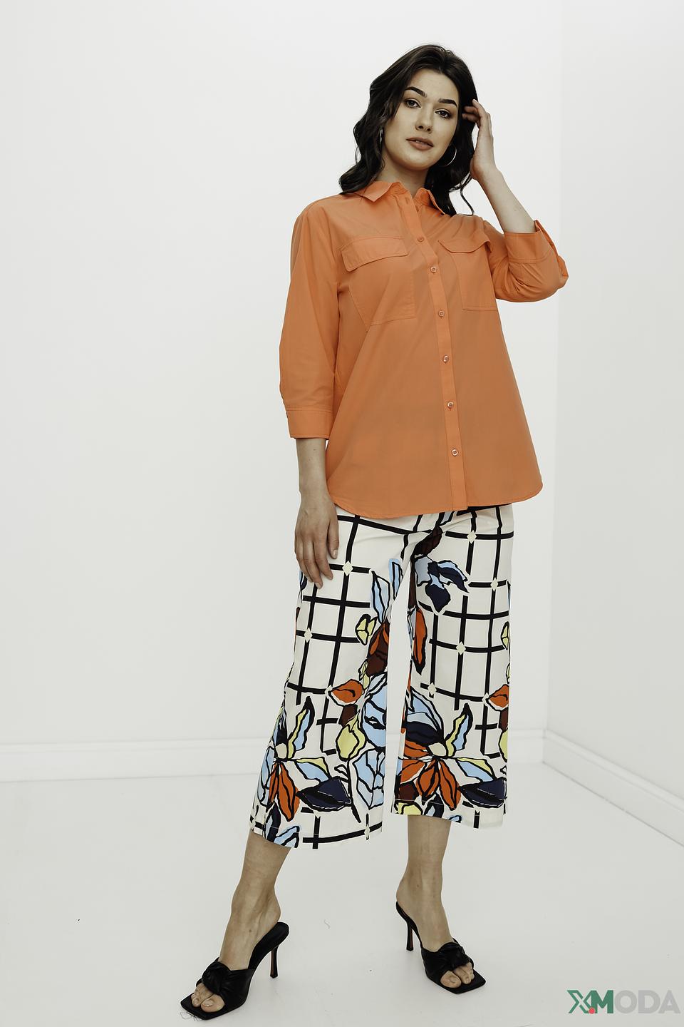 Рубашка Betty Barclay оранжевая