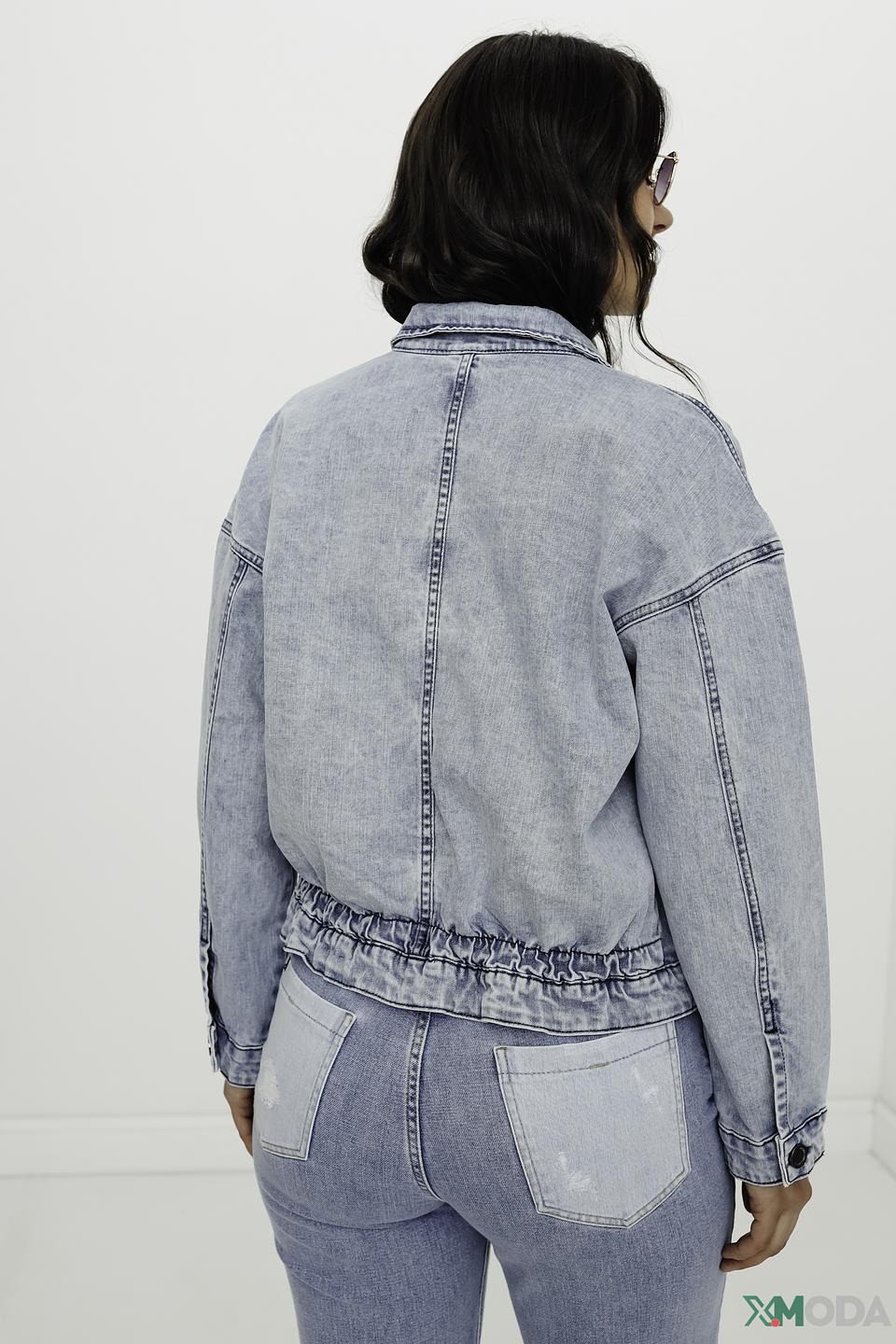 Жакет UNQ деним светло-голубой