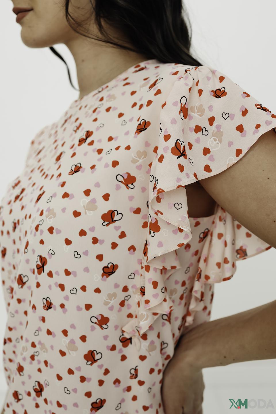 Блуза i Blues женская с цветочным принтом