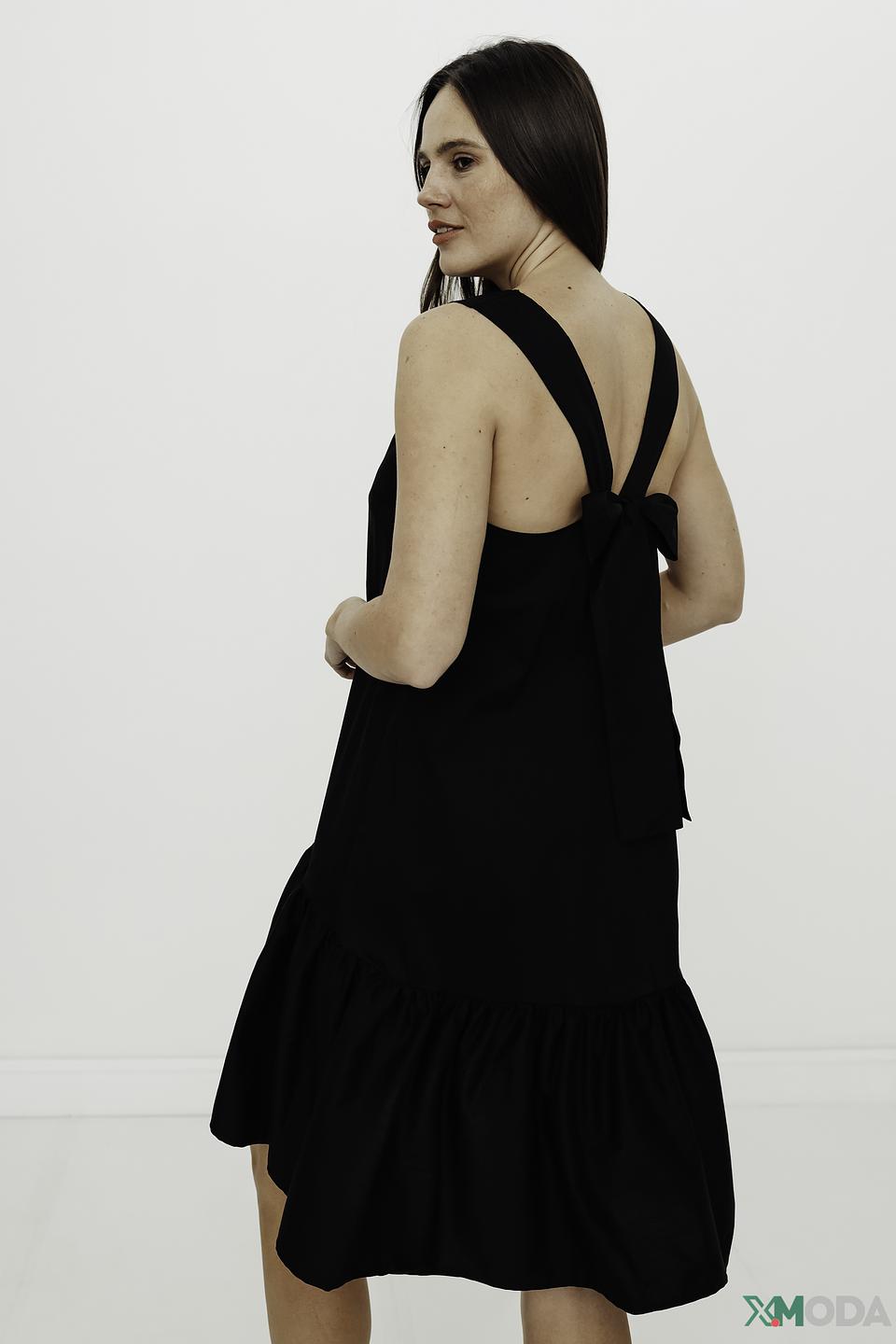 Платье Gaudi чёрное с оборками