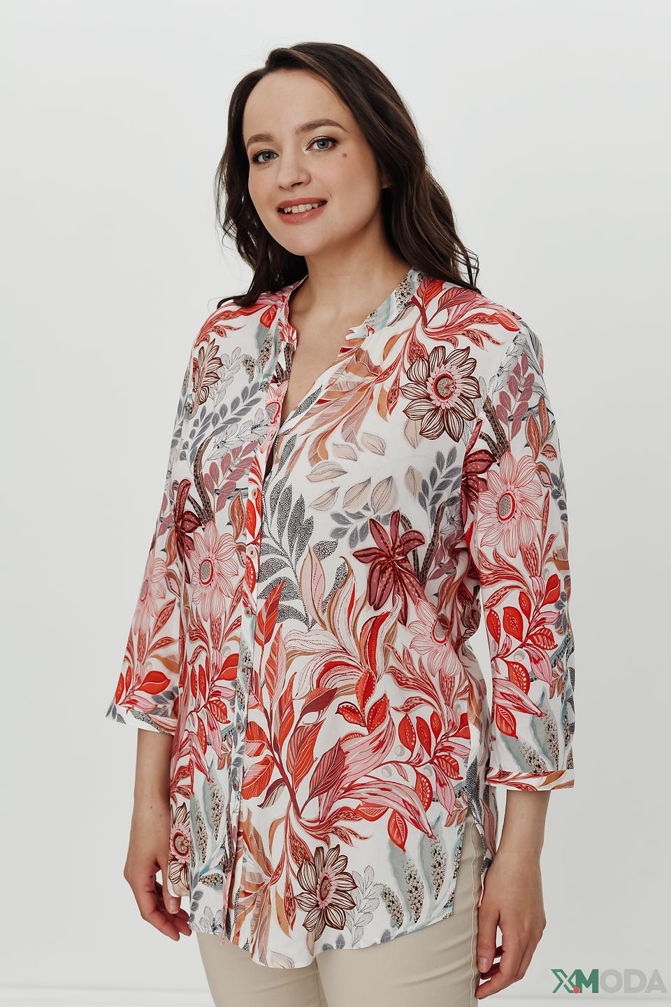 Блуза Erfo с цветочным принтом