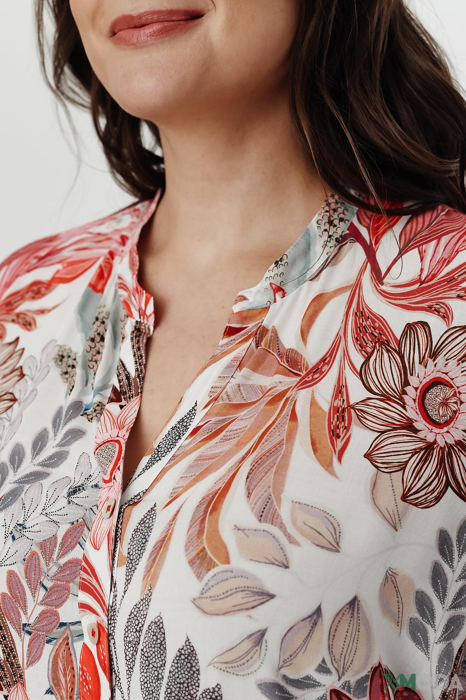 Блуза Erfo с цветочным принтом