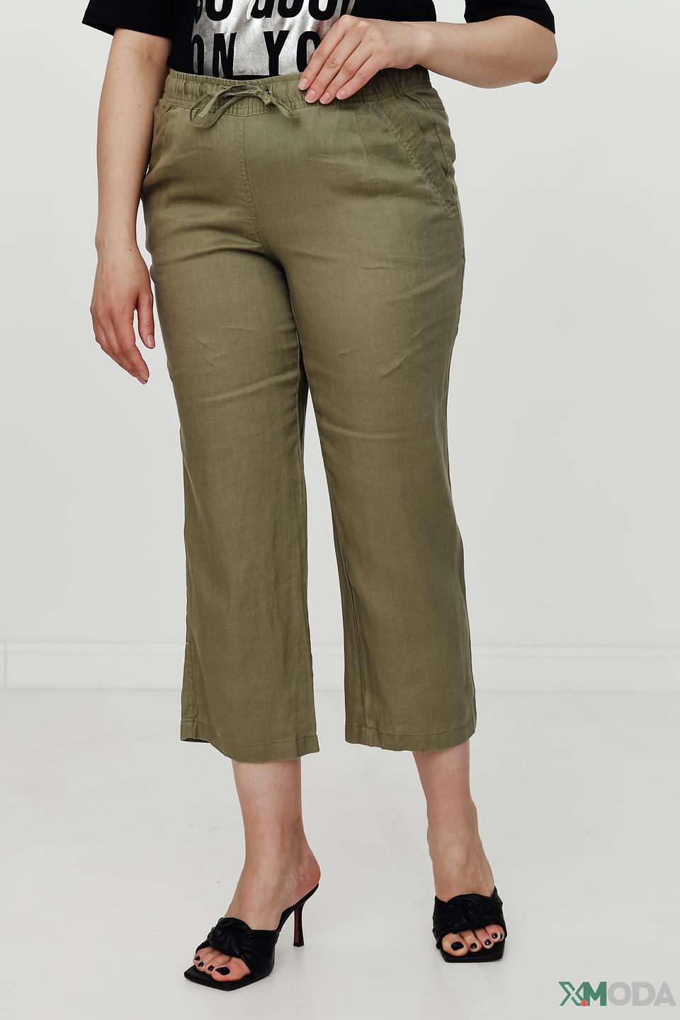 Брюки кюлоты Lebek хаки