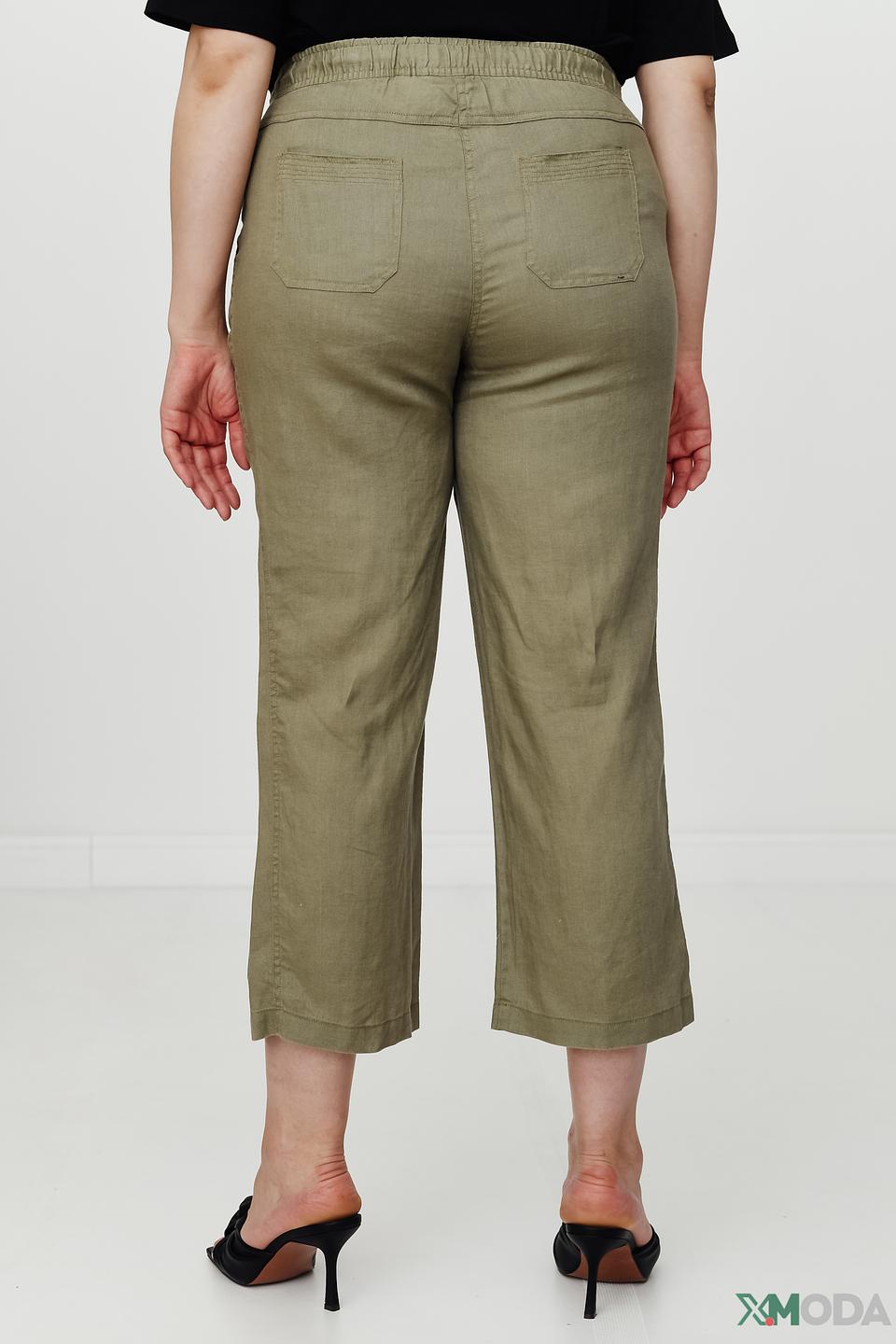 Брюки кюлоты Lebek хаки