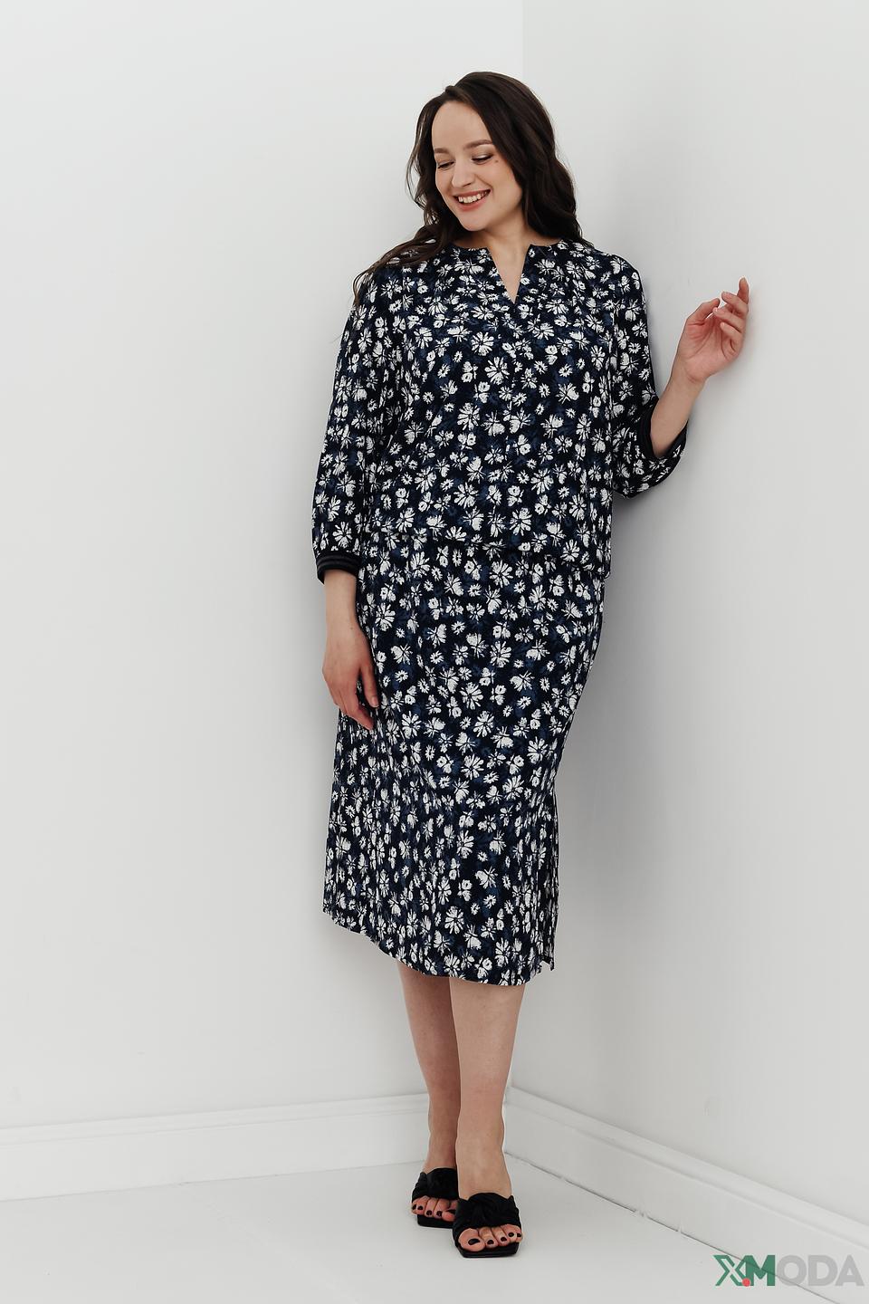 Блуза Thomas Rabe с цветочным принтом