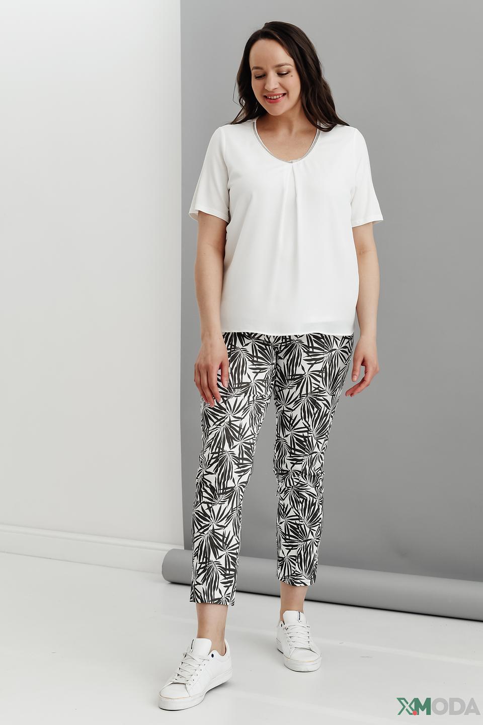 Брюки Frank Walder с принтом