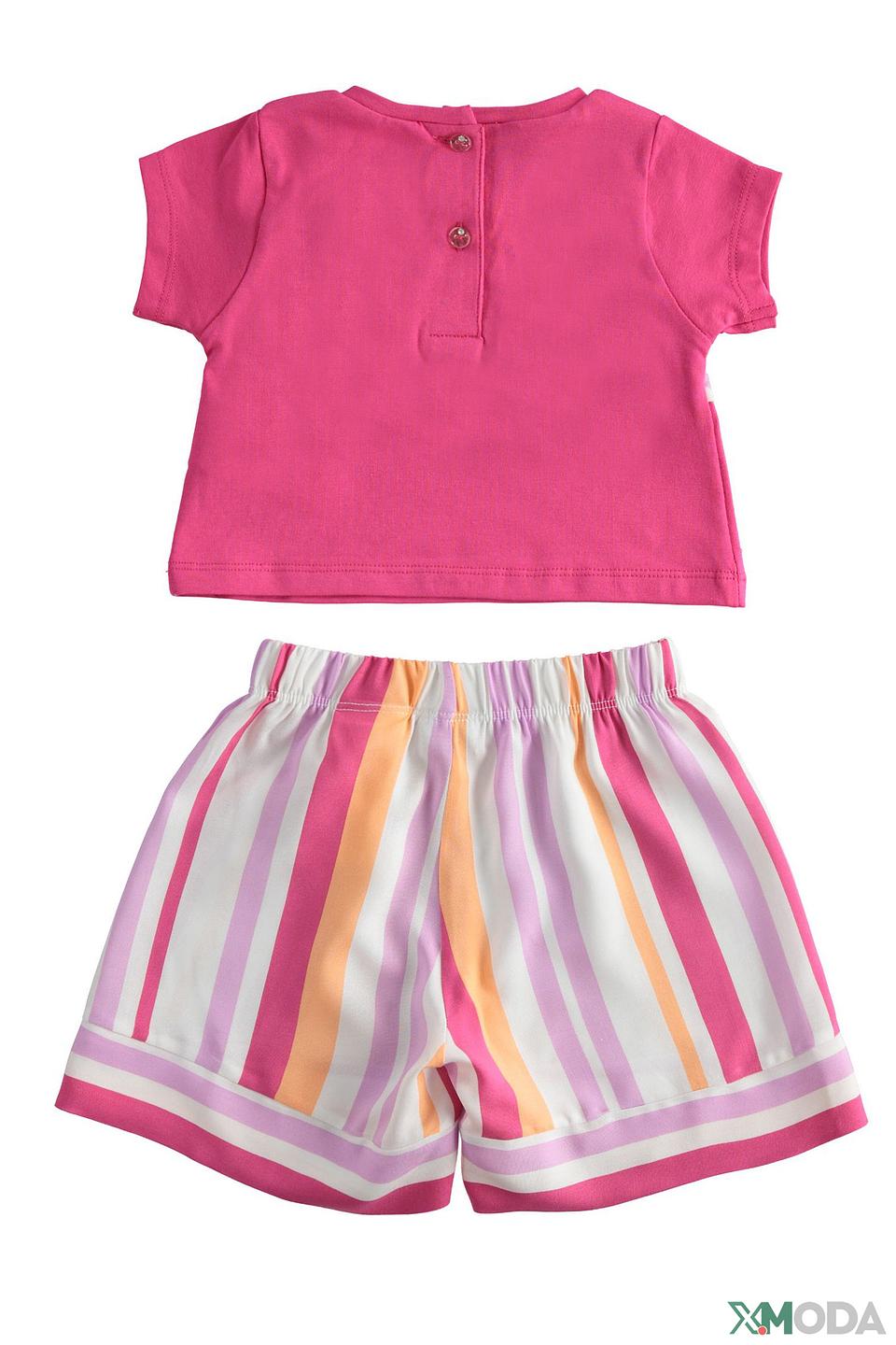 Комплект шорты+футболка Sarabanda розовый