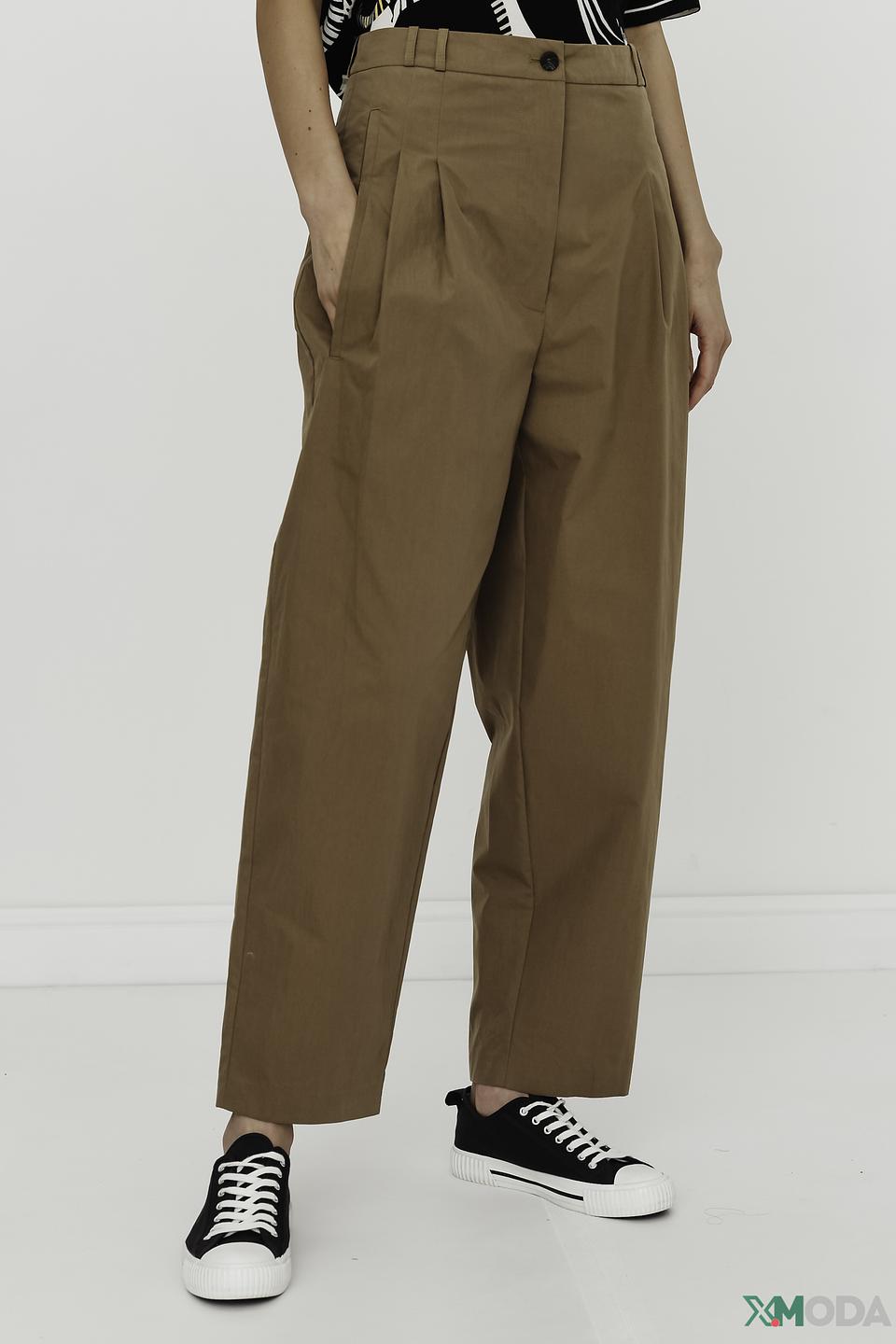 Брюки Twin Set кюлоты бежевые