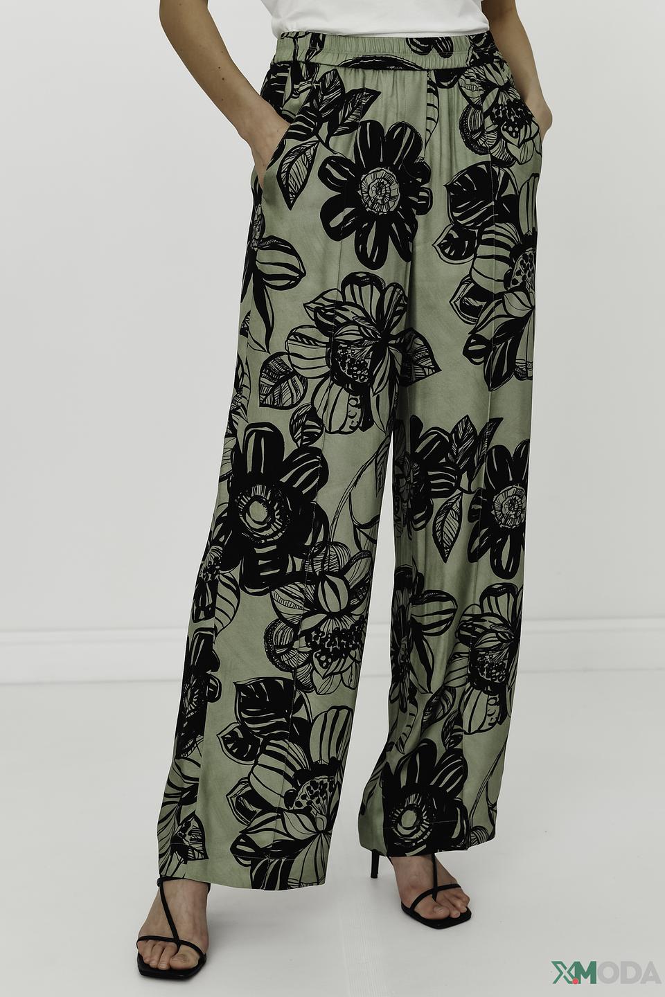 Брюки Luisa Cerano с цветочным принтом