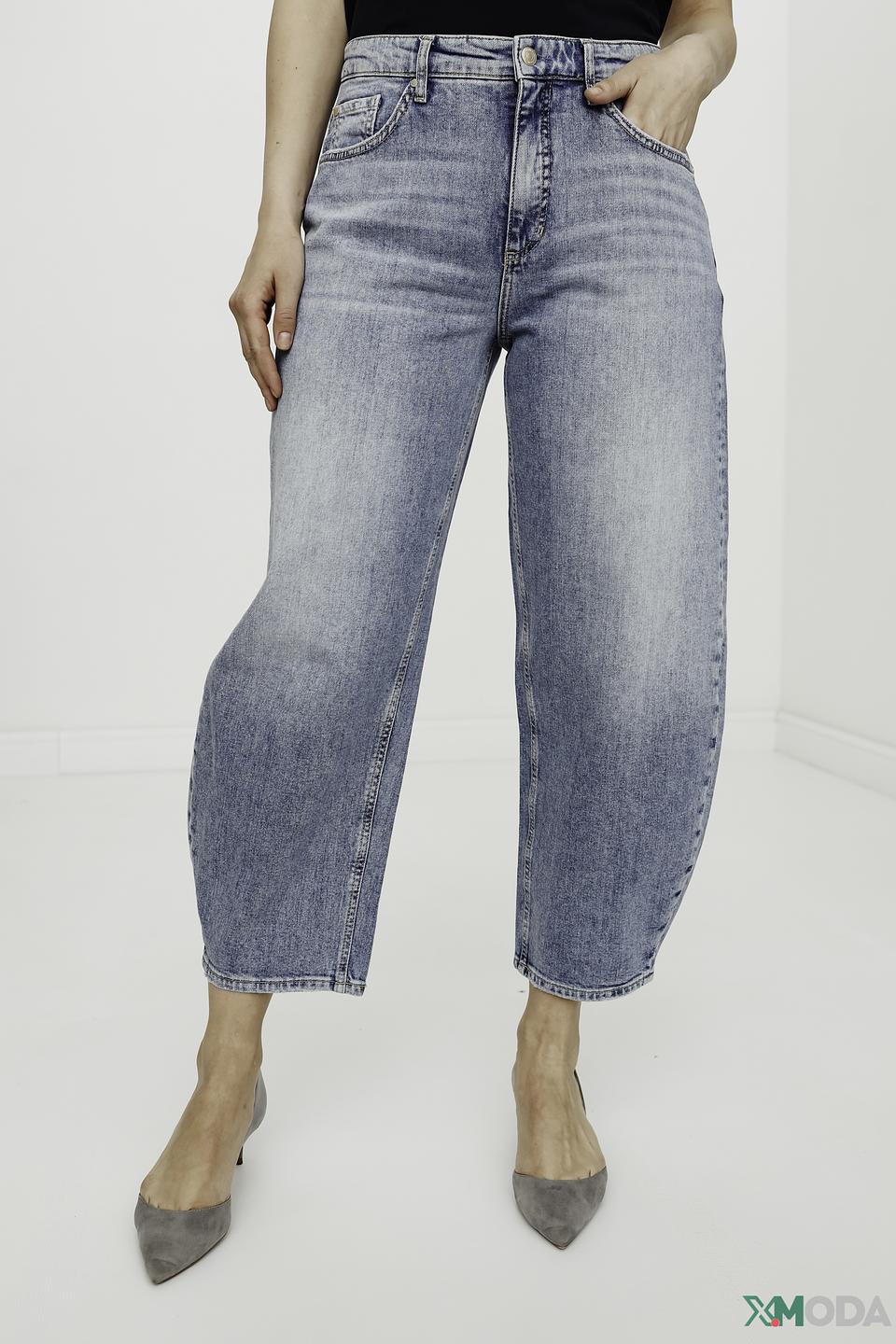 Джинсы Cambio mom fit голубые