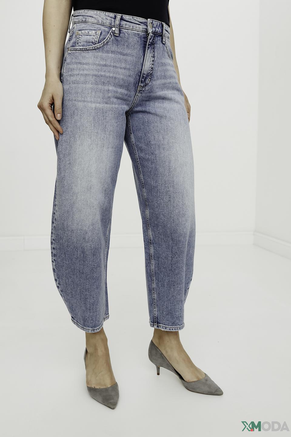 Джинсы Cambio mom fit голубые