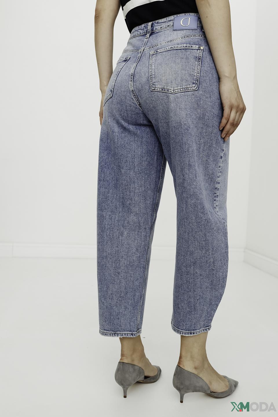 Джинсы Cambio mom fit голубые
