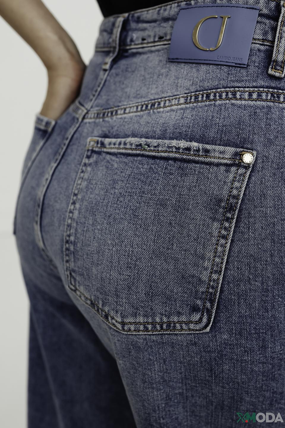 Джинсы Cambio mom fit голубые
