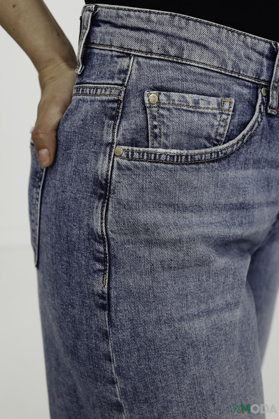 Джинсы Cambio mom fit голубые