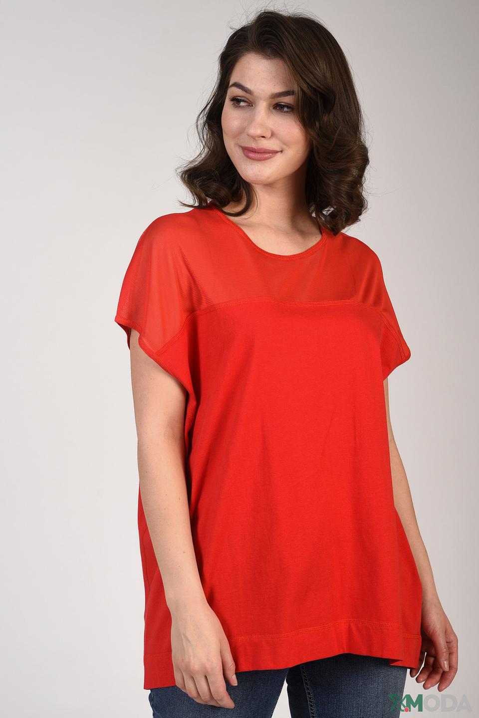 Блуза Pezzo красная oversize