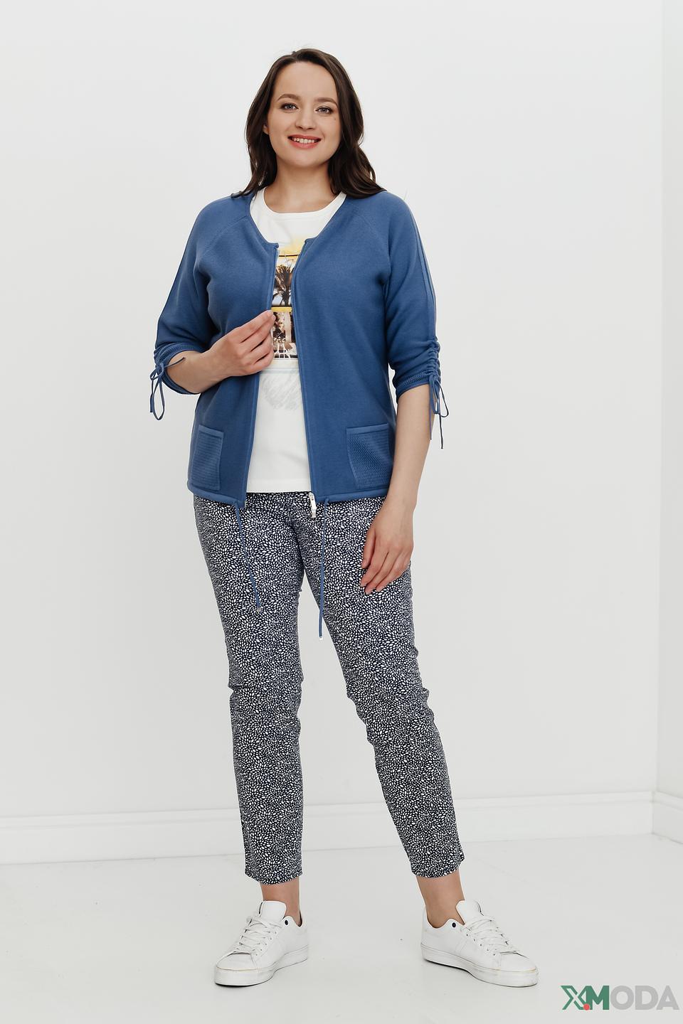 Жакет Rabe collection синий с завязками