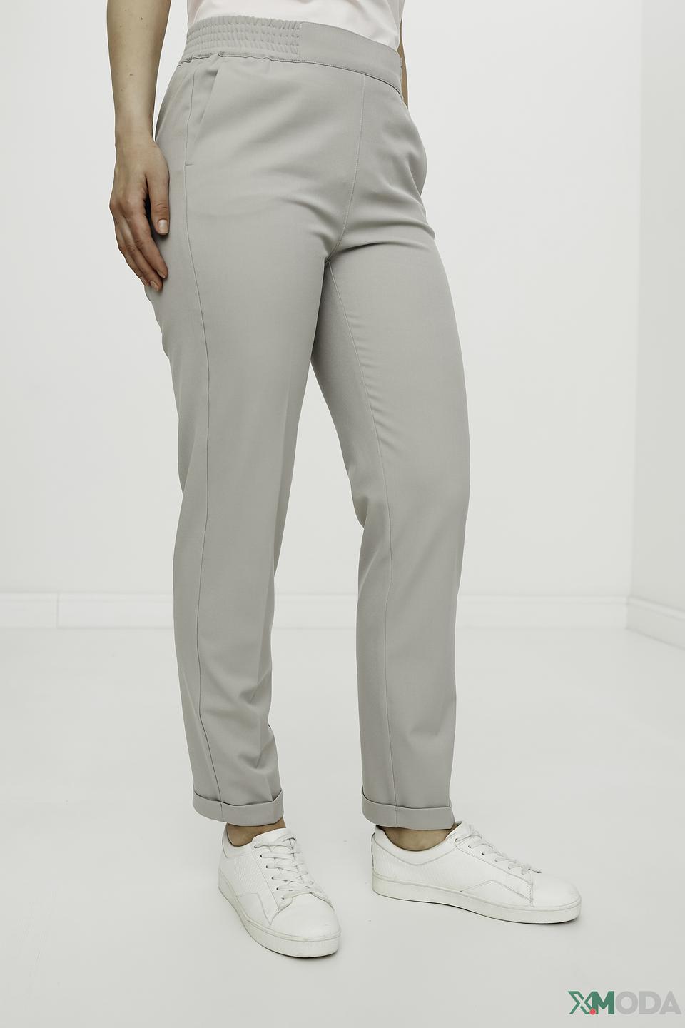 Брюки Eugen Klein серые с манжетами