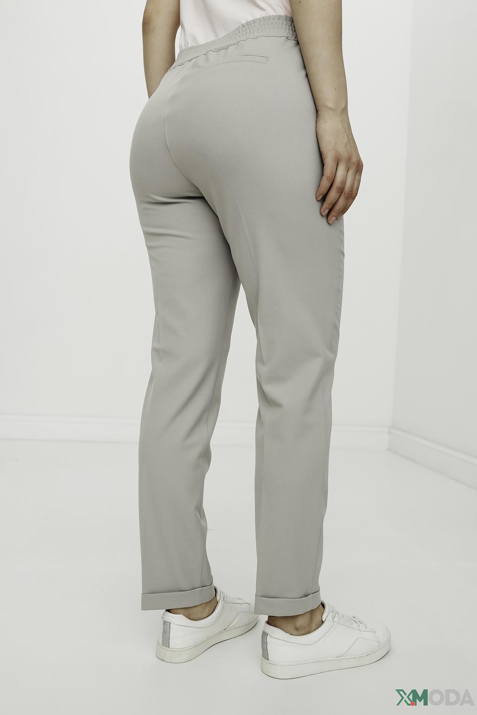 Брюки Eugen Klein серые с манжетами