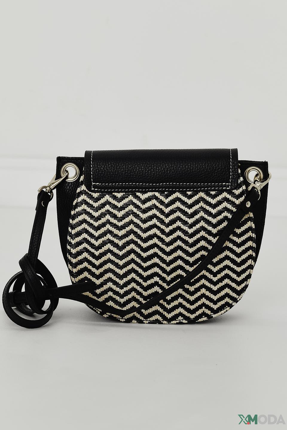 Сумка Ripani женская чёрно-бежевая