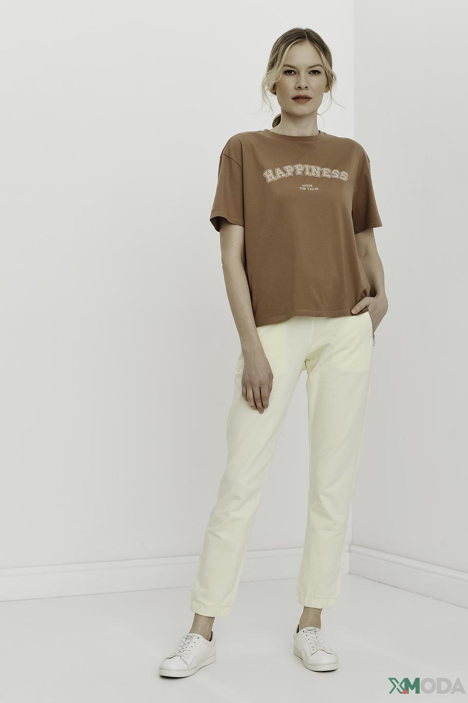 Брюки Angels спортивные кремовые